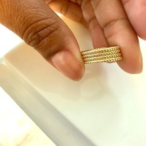 14k Gold Rope Rings